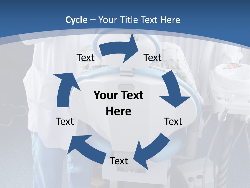 Dental Background: Work In Clinic (Operation, Tooth Replacement) PowerPoint Template