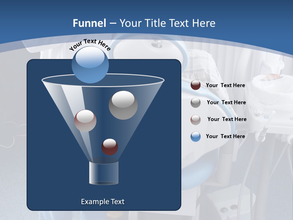 Dental Background: Work In Clinic (Operation, Tooth Replacement) PowerPoint Template
