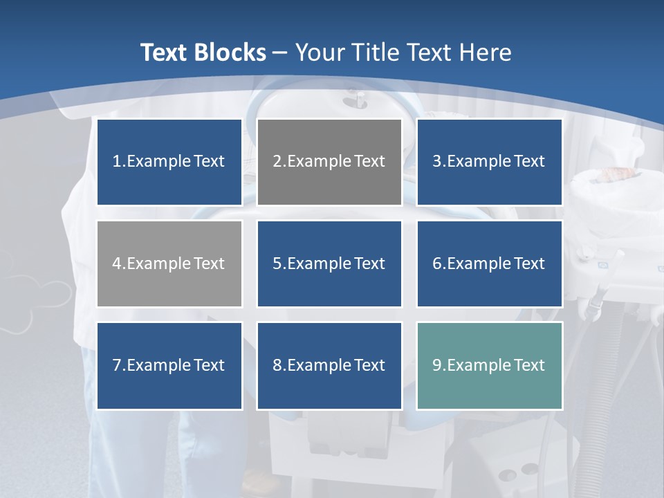 Dental Background: Work In Clinic (Operation, Tooth Replacement) PowerPoint Template