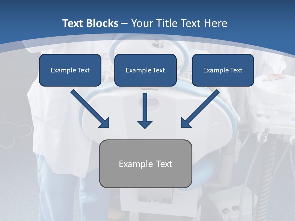 Dental Background: Work In Clinic (Operation, Tooth Replacement) PowerPoint Template
