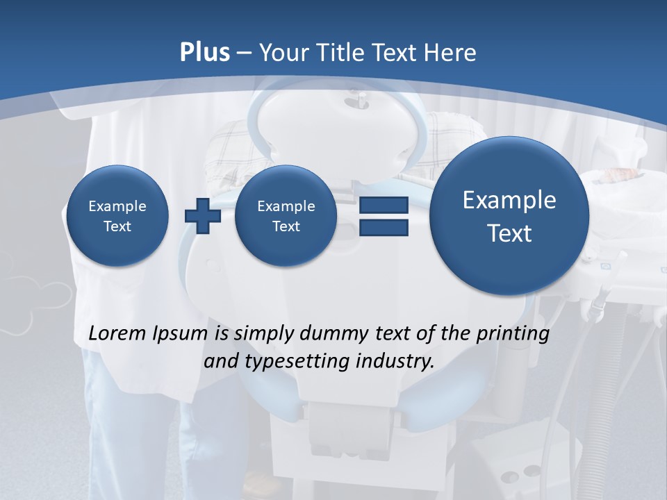 Dental Background: Work In Clinic (Operation, Tooth Replacement) PowerPoint Template
