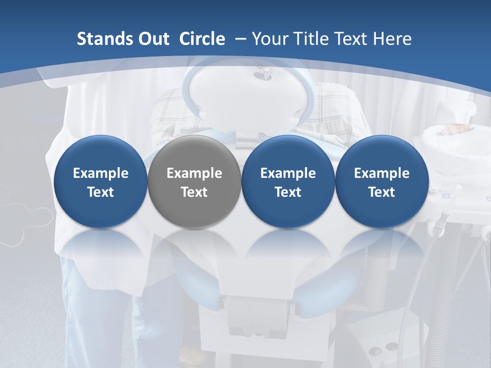 Dental Background: Work In Clinic (Operation, Tooth Replacement) PowerPoint Template
