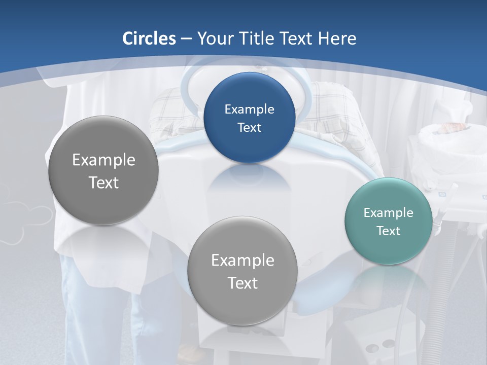 Dental Background: Work In Clinic (Operation, Tooth Replacement) PowerPoint Template
