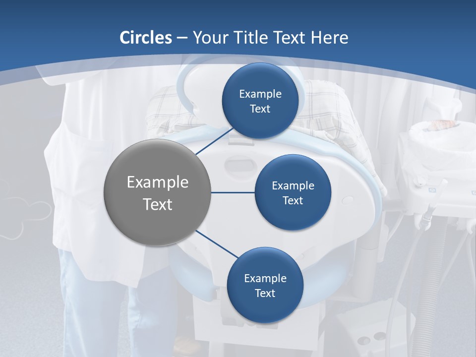 Dental Background: Work In Clinic (Operation, Tooth Replacement) PowerPoint Template