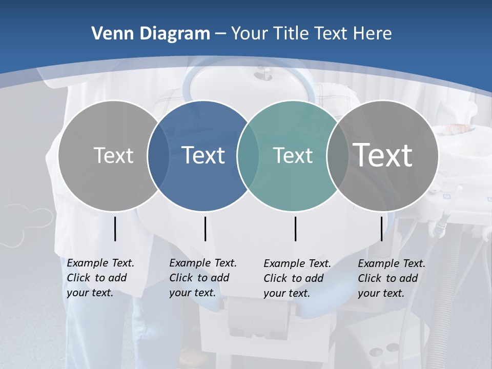 Dental Background: Work In Clinic (Operation, Tooth Replacement) PowerPoint Template