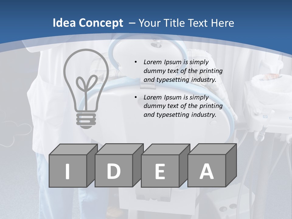 Dental Background: Work In Clinic (Operation, Tooth Replacement) PowerPoint Template