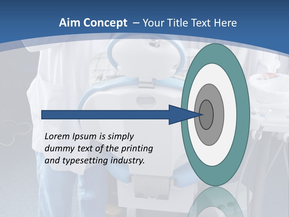 Dental Background: Work In Clinic (Operation, Tooth Replacement) PowerPoint Template