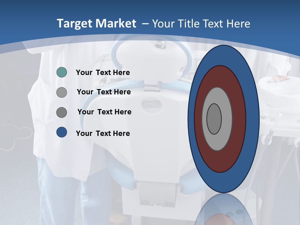 Dental Background: Work In Clinic (Operation, Tooth Replacement) PowerPoint Template