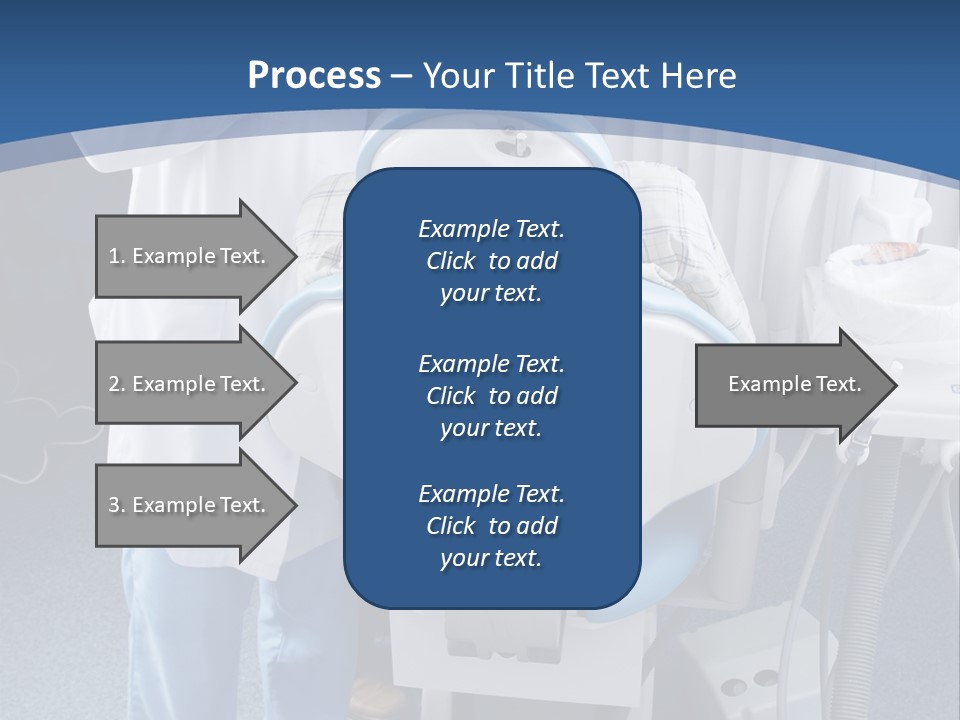 Dental Background: Work In Clinic (Operation, Tooth Replacement) PowerPoint Template