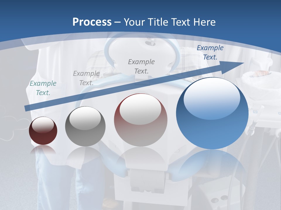 Dental Background: Work In Clinic (Operation, Tooth Replacement) PowerPoint Template