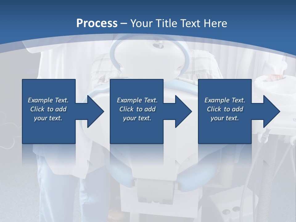 Dental Background: Work In Clinic (Operation, Tooth Replacement) PowerPoint Template