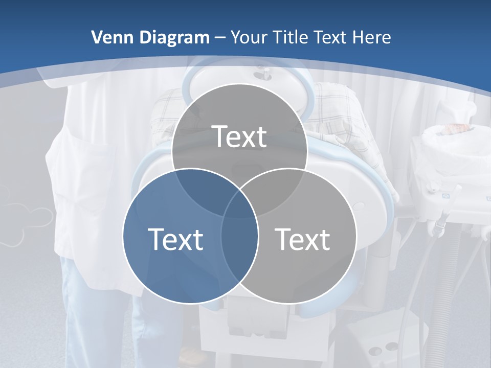 Dental Background: Work In Clinic (Operation, Tooth Replacement) PowerPoint Template