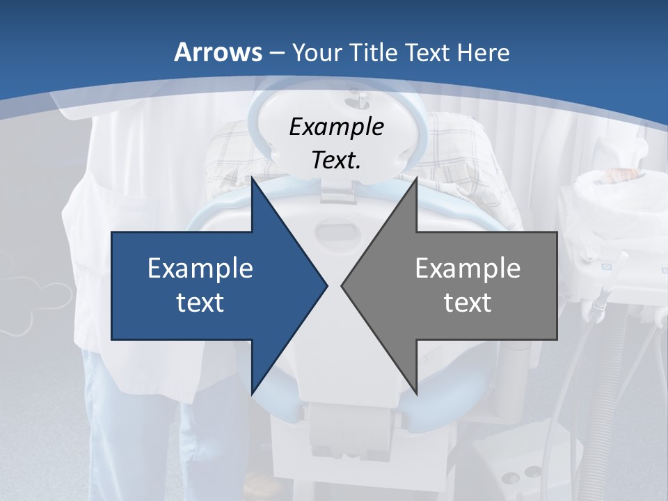 Dental Background: Work In Clinic (Operation, Tooth Replacement) PowerPoint Template