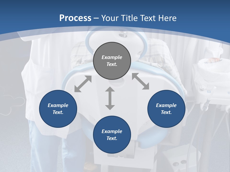 Dental Background: Work In Clinic (Operation, Tooth Replacement) PowerPoint Template