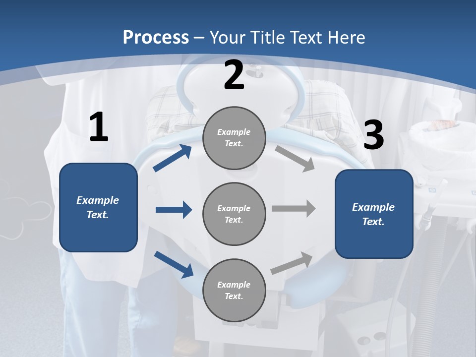 Dental Background: Work In Clinic (Operation, Tooth Replacement) PowerPoint Template