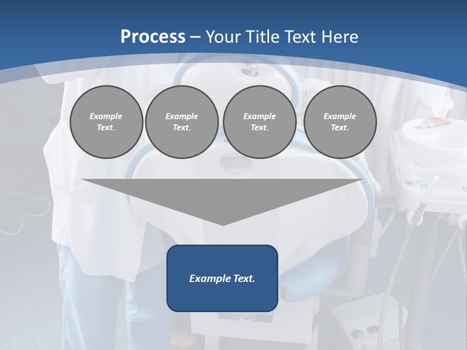 Dental Background: Work In Clinic (Operation, Tooth Replacement) PowerPoint Template