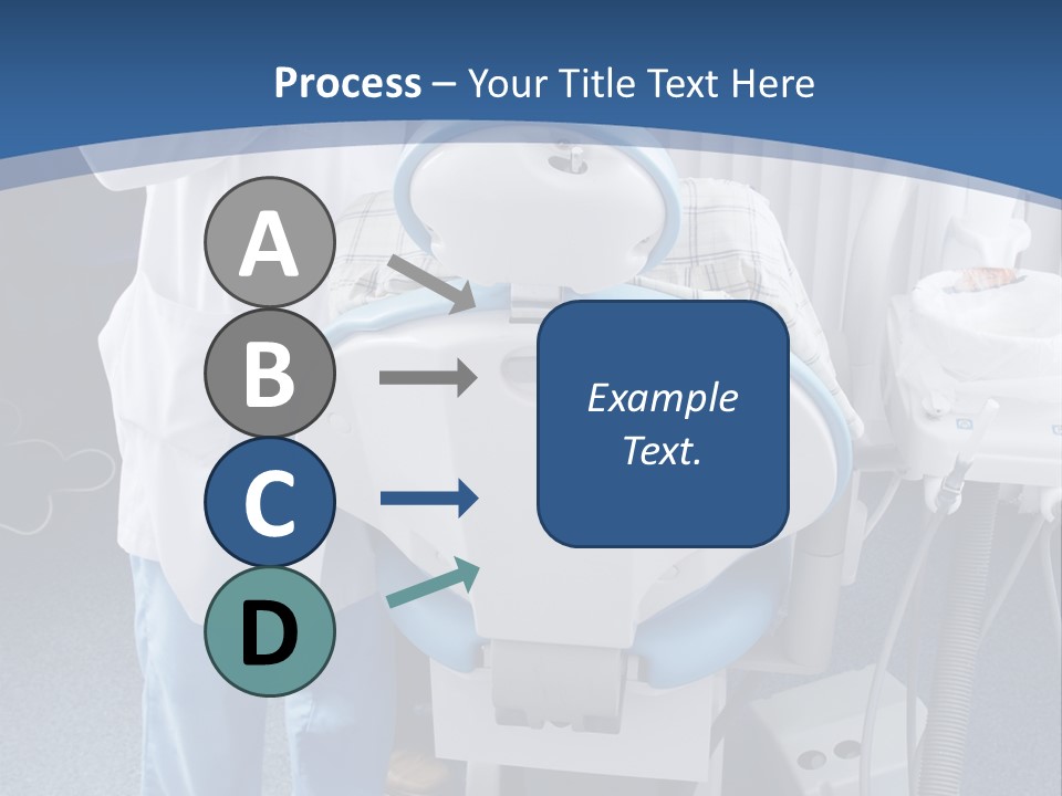 Dental Background: Work In Clinic (Operation, Tooth Replacement) PowerPoint Template