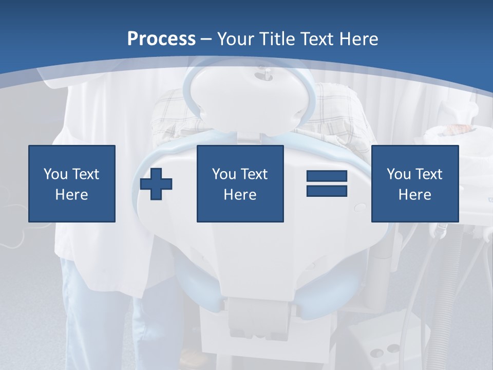 Dental Background: Work In Clinic (Operation, Tooth Replacement) PowerPoint Template