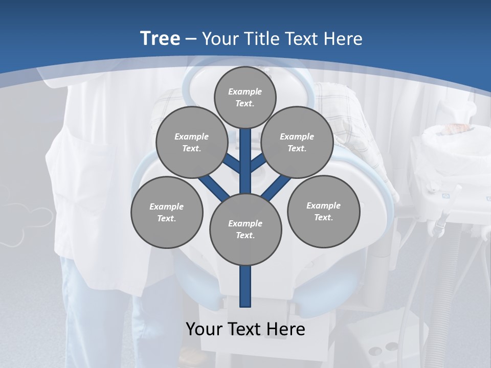Dental Background: Work In Clinic (Operation, Tooth Replacement) PowerPoint Template