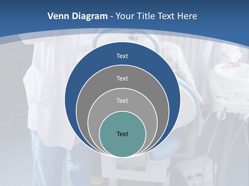 Dental Background: Work In Clinic (Operation, Tooth Replacement) PowerPoint Template