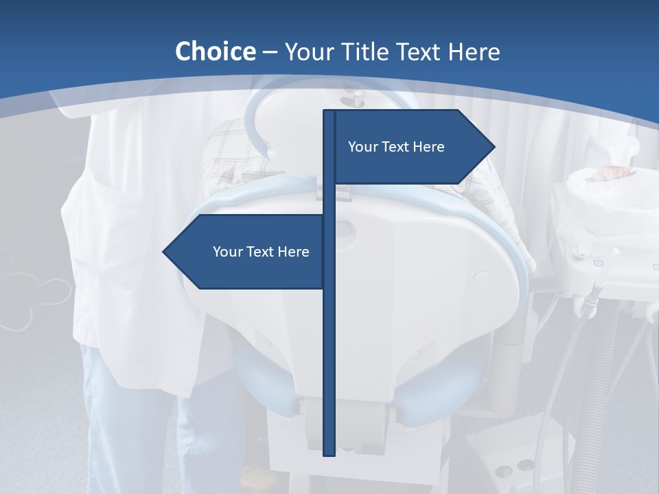 Dental Background: Work In Clinic (Operation, Tooth Replacement) PowerPoint Template