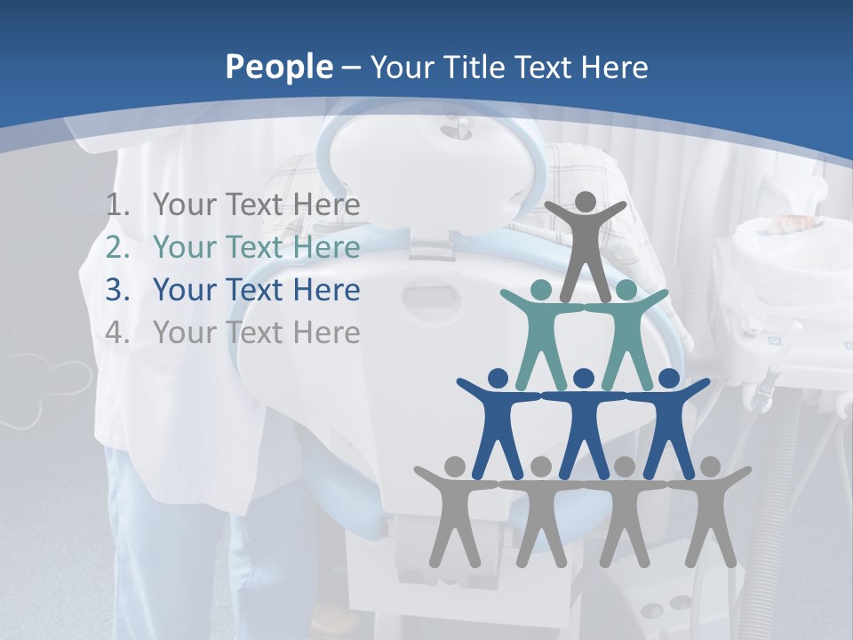 Dental Background: Work In Clinic (Operation, Tooth Replacement) PowerPoint Template