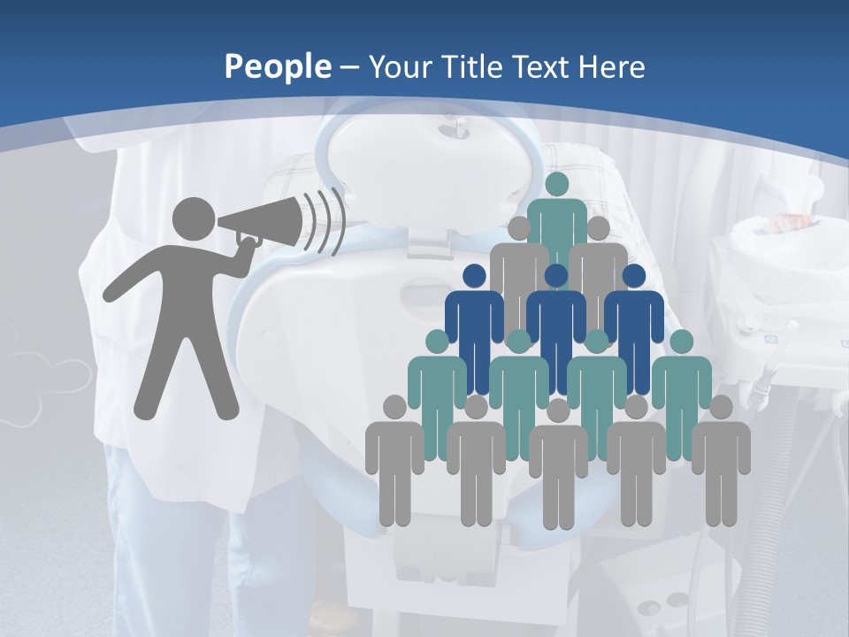 Dental Background: Work In Clinic (Operation, Tooth Replacement) PowerPoint Template