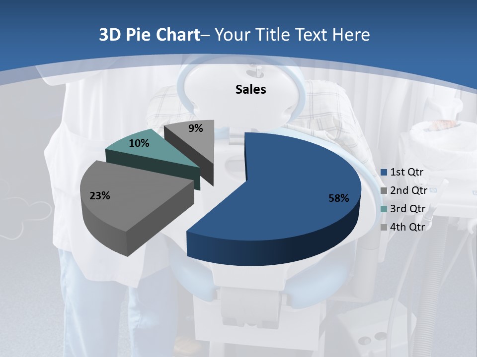 Dental Background: Work In Clinic (Operation, Tooth Replacement) PowerPoint Template