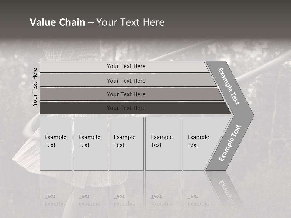 Young Girl Twirling Hula Hoop Outdoors In Sepia For Vintage Look PowerPoint Template