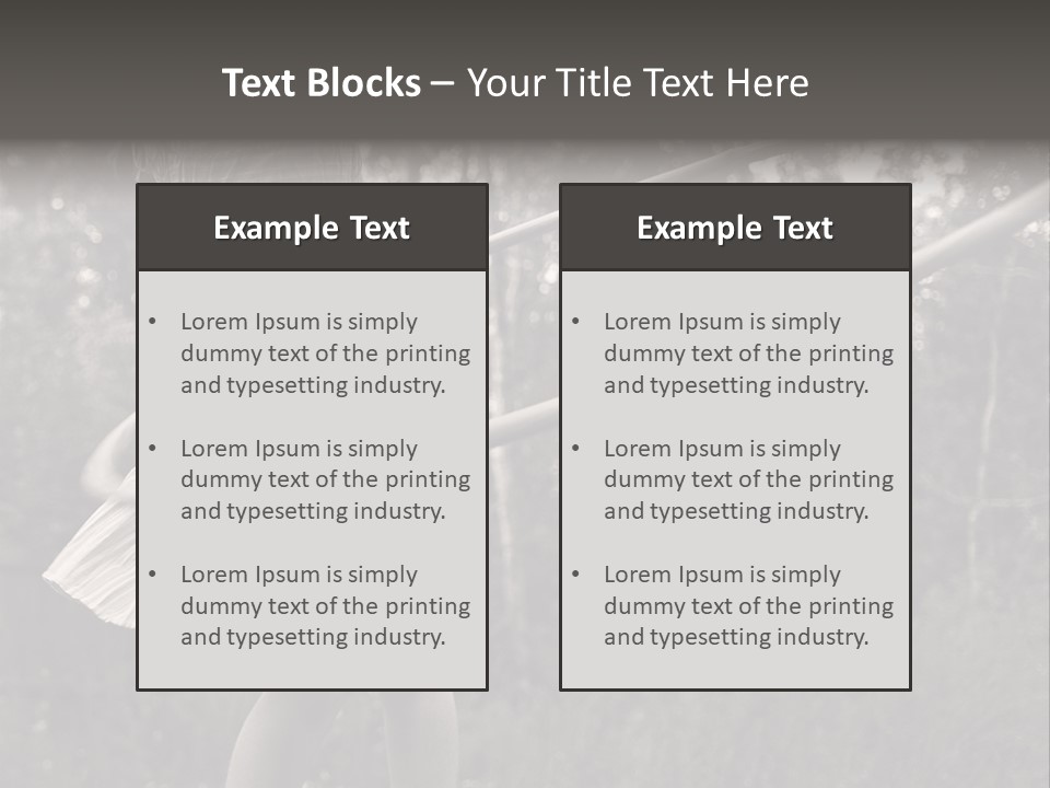 Young Girl Twirling Hula Hoop Outdoors In Sepia For Vintage Look PowerPoint Template