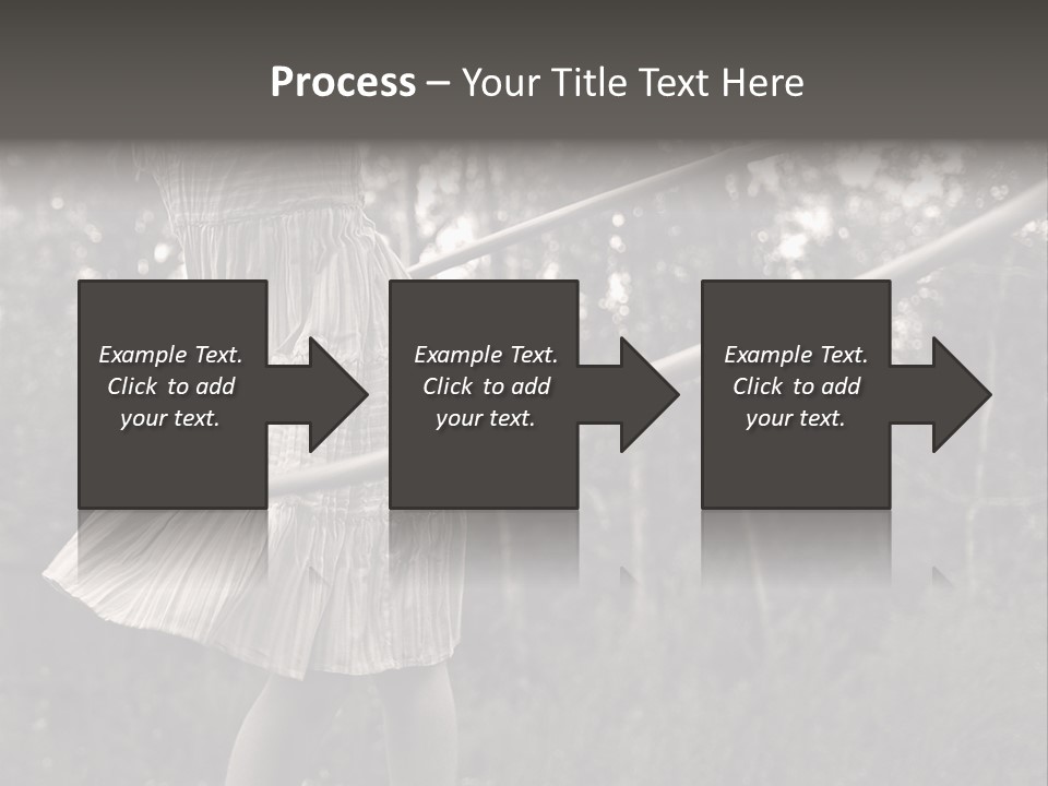 Young Girl Twirling Hula Hoop Outdoors In Sepia For Vintage Look PowerPoint Template