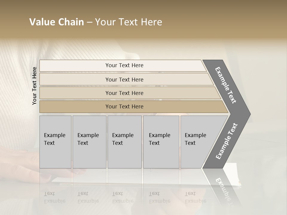 Person Writing PowerPoint Template