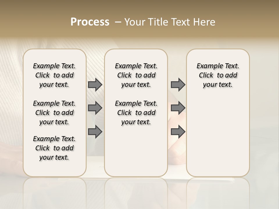 Person Writing PowerPoint Template