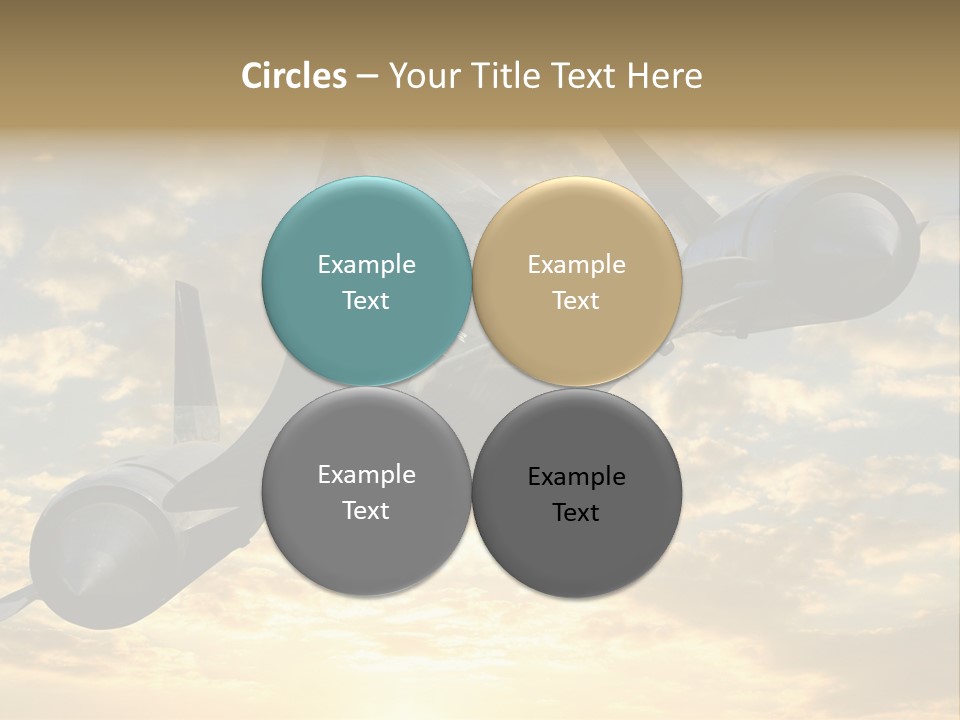 Lockhead A-12 Trainer, Taken At The California Science Center In Exposition Park, Los Angeles, Composited To A Sky Background. This Is A Variation On The Lockheed Sr-71 Blackbird. PowerPoint Template