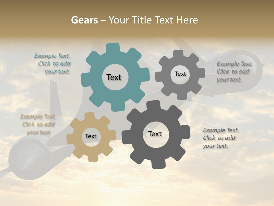 Lockhead A-12 Trainer, Taken At The California Science Center In Exposition Park, Los Angeles, Composited To A Sky Background. This Is A Variation On The Lockheed Sr-71 Blackbird. PowerPoint Template