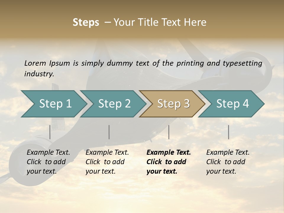 Lockhead A-12 Trainer, Taken At The California Science Center In Exposition Park, Los Angeles, Composited To A Sky Background. This Is A Variation On The Lockheed Sr-71 Blackbird. PowerPoint Template