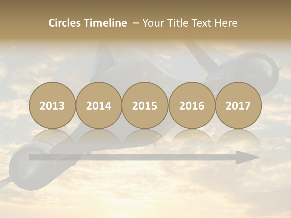 Lockhead A-12 Trainer, Taken At The California Science Center In Exposition Park, Los Angeles, Composited To A Sky Background. This Is A Variation On The Lockheed Sr-71 Blackbird. PowerPoint Template