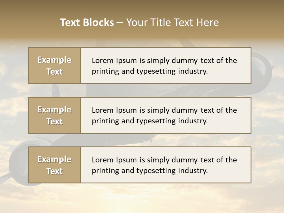 Lockhead A-12 Trainer, Taken At The California Science Center In Exposition Park, Los Angeles, Composited To A Sky Background. This Is A Variation On The Lockheed Sr-71 Blackbird. PowerPoint Template
