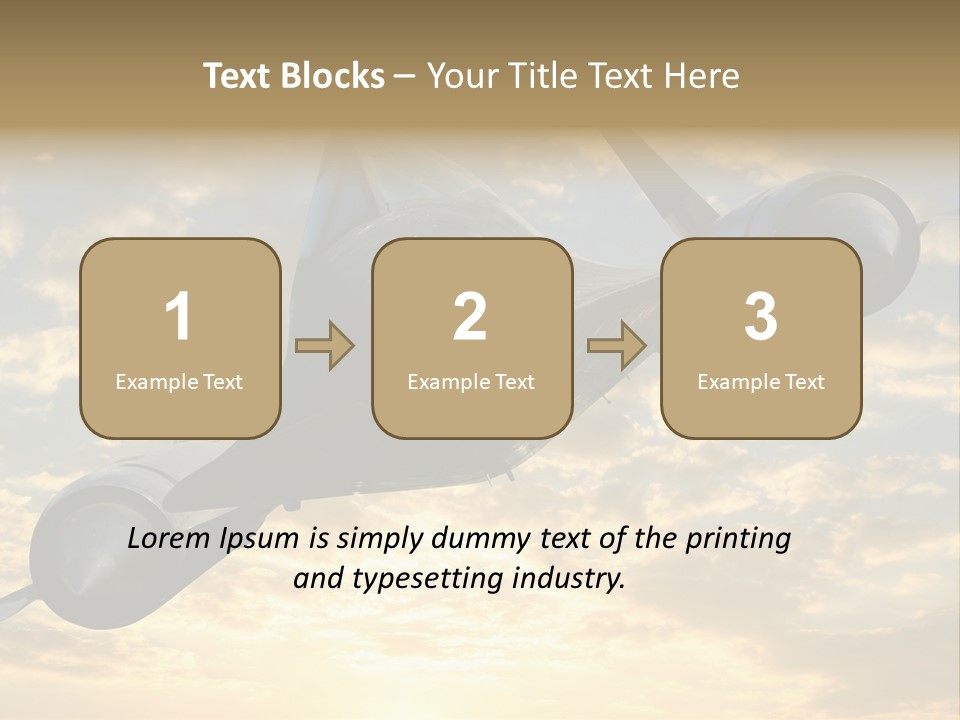 Lockhead A-12 Trainer, Taken At The California Science Center In Exposition Park, Los Angeles, Composited To A Sky Background. This Is A Variation On The Lockheed Sr-71 Blackbird. PowerPoint Template