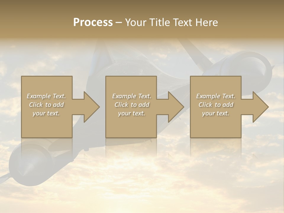 Lockhead A-12 Trainer, Taken At The California Science Center In Exposition Park, Los Angeles, Composited To A Sky Background. This Is A Variation On The Lockheed Sr-71 Blackbird. PowerPoint Template