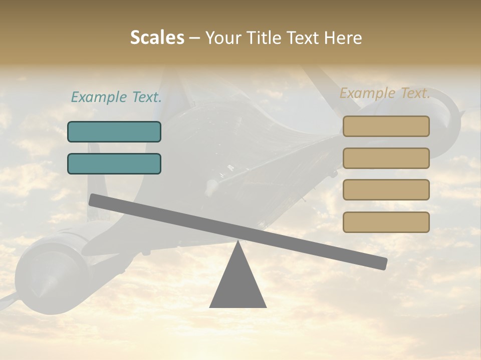 Lockhead A-12 Trainer, Taken At The California Science Center In Exposition Park, Los Angeles, Composited To A Sky Background. This Is A Variation On The Lockheed Sr-71 Blackbird. PowerPoint Template