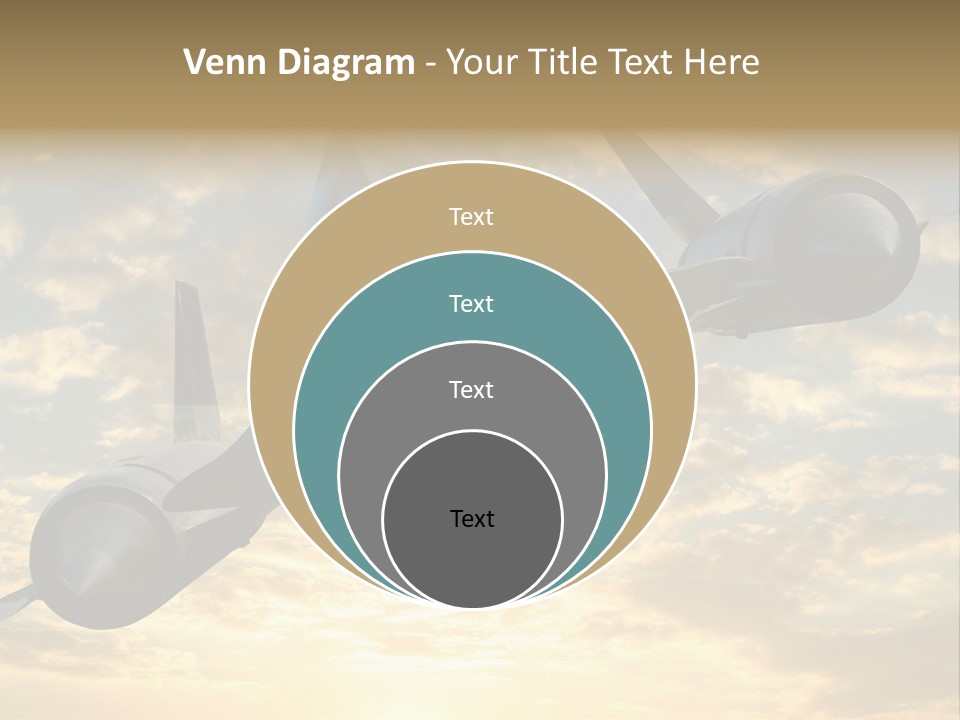 Lockhead A-12 Trainer, Taken At The California Science Center In Exposition Park, Los Angeles, Composited To A Sky Background. This Is A Variation On The Lockheed Sr-71 Blackbird. PowerPoint Template