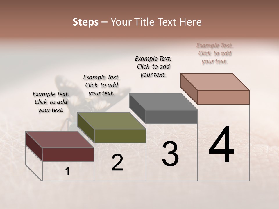 Big Nasty Fly Biting In Human Skin PowerPoint Template