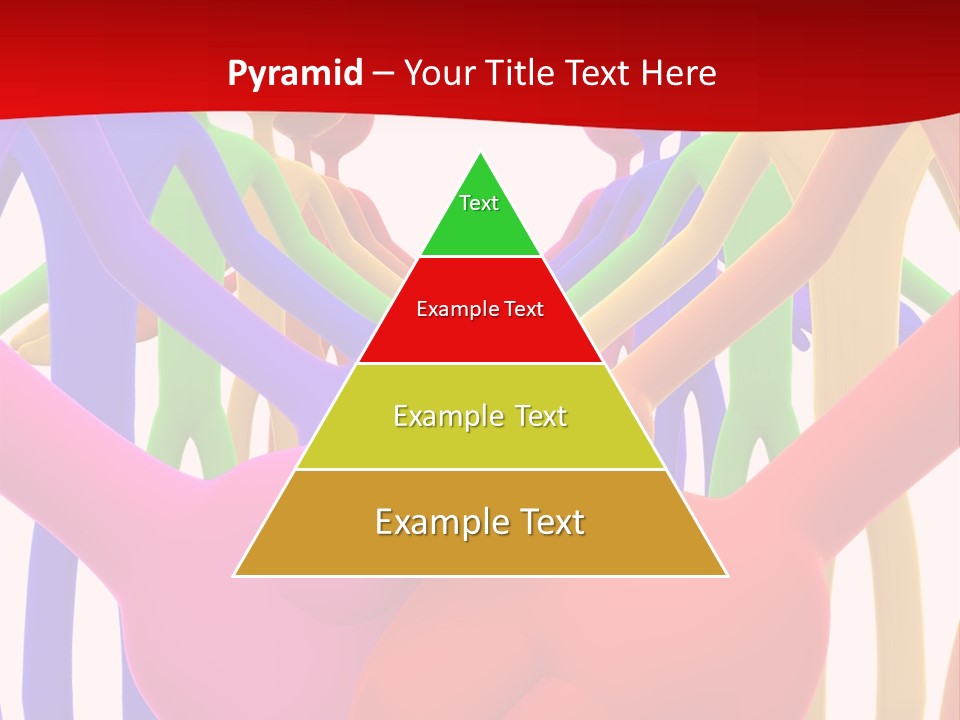 A Group Of People Holding Each Other In The Air PowerPoint Template