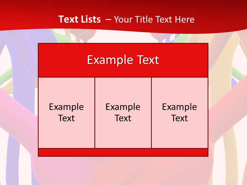 A Group Of People Holding Each Other In The Air PowerPoint Template