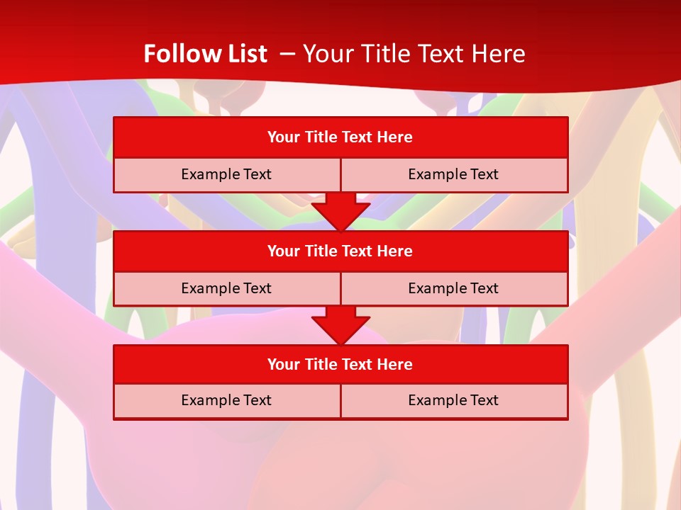A Group Of People Holding Each Other In The Air PowerPoint Template