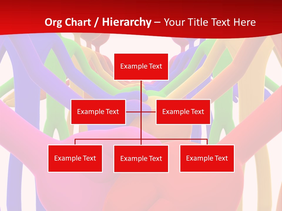 A Group Of People Holding Each Other In The Air PowerPoint Template