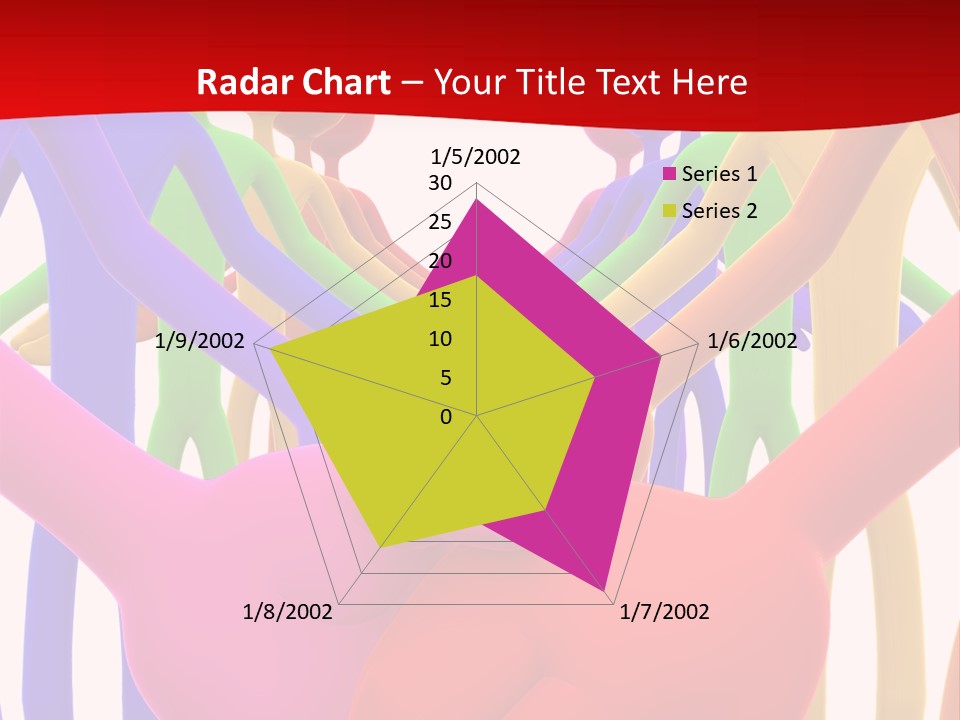 A Group Of People Holding Each Other In The Air PowerPoint Template