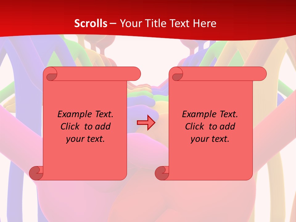 A Group Of People Holding Each Other In The Air PowerPoint Template