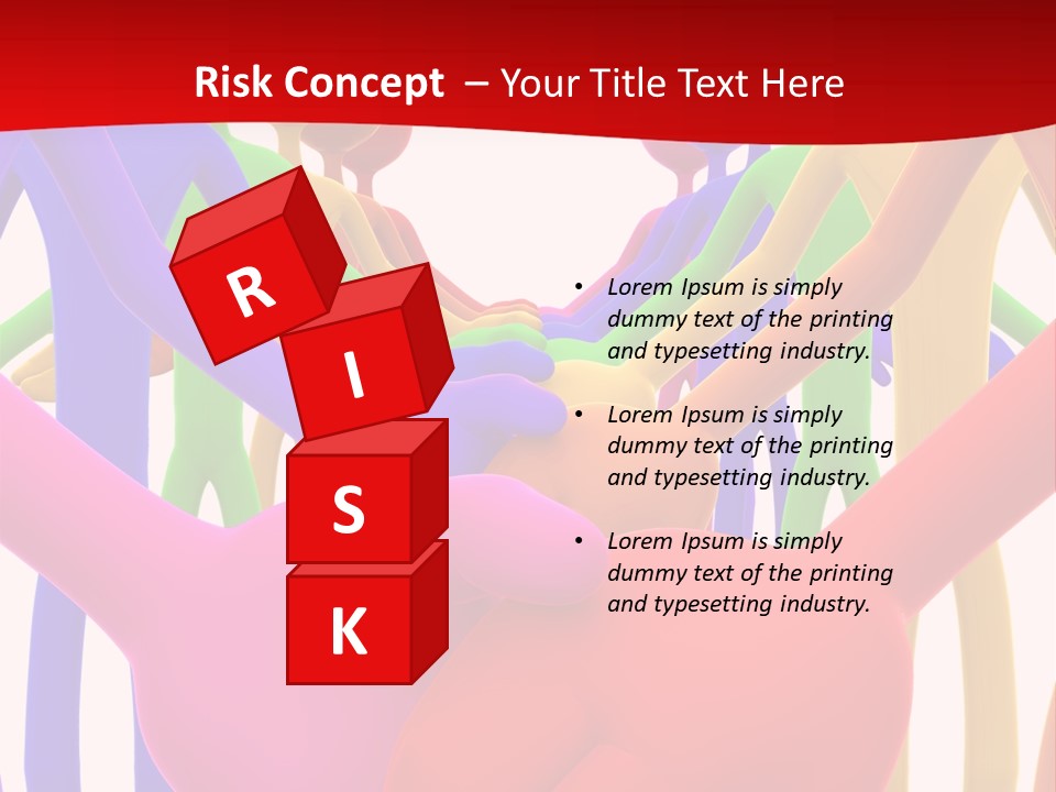 A Group Of People Holding Each Other In The Air PowerPoint Template